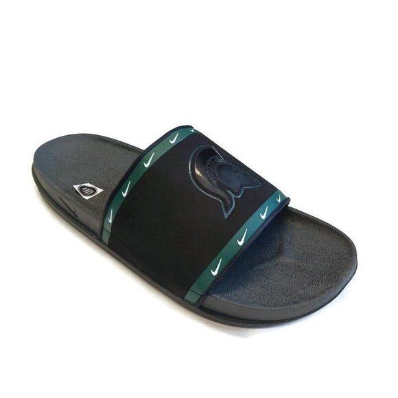 Nike Mens Size 11 Offcourt Slide Sandal Michigan State Spartans Cushioned Strap - Picture 1 of 10